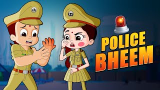 Chhota Bheem  Police Bheem  Cartoons for Kids  Fun Kids Videos in Hindi [upl. by Awahsoj]