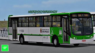 OMSI 2 NOSTALGIA COM O CLASSICO Busscar Urbanuss Pluss VW 17240 OT G27 MAPA NOROESTE FICTICIO [upl. by Beatrix]