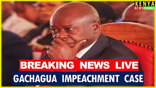 LIVE HIGH COURT  Gachagua impeachment case Virtual Hearing [upl. by Annaili]