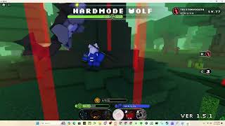 Beating hardmode wolf in freecam  Critical skyventure [upl. by Olpe]