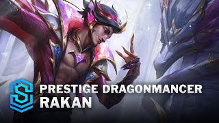 Prestige Dragonmancer Rakan Skin Spotlight  League of Legends [upl. by Euqinehs]