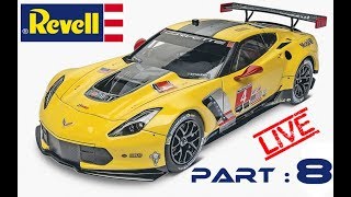 Corvette C7R  Revell 125  PART 8 [upl. by Dewees855]