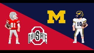 Ohio State week 4 vs Michigan 2023 College Retro Bowl [upl. by Ecnal235]