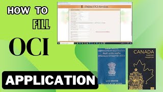 How to apply for OCI card in 2024 in CanadaDetailed step by step process for applying OCI [upl. by Acinok]