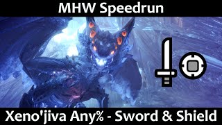 MHW Any Speedrun  Sword and Shield PC [upl. by Ahsem]