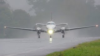 LANDING Beechcraft C90B King Air TIAZI [upl. by Ver]