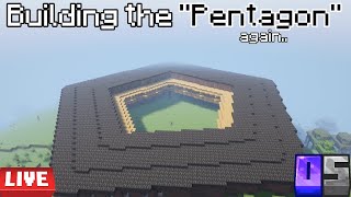 Building The quotPentagonquot AGAIN  Obscure SMP [upl. by Tennes]