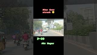 Car Door Struck 😳 హైదరాబాద్ automobile auto funny car vlog newcar telugu newcarmodels co [upl. by Wellington135]