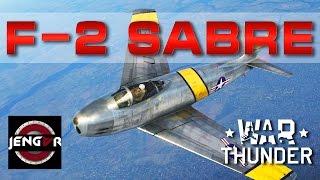 War Thunder Realistic F86F2 Sabre Shredding it up [upl. by Novihc]