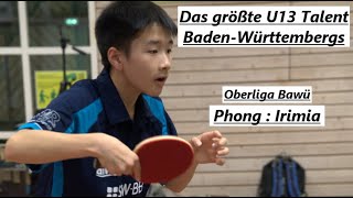 Der Beste U13 Spieler BadenWürttembergs  TPhong1974TTR  RIrimia1987TTR [upl. by Elia787]