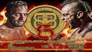 El Phantasmo vs Brian Cage  ECCW Championship 71616  ECCW Match of the Week [upl. by Ellimahs]