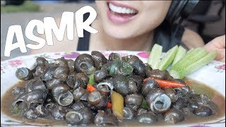 ASMR แกงหอยจุ๊บ ESCARGOT EATING SOUNDS  SASASMR Thai English SUB [upl. by Adnohsar]