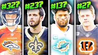 Ranking All 32 NFL Quarterback Situations From WORST To FIRST For This Upcoming 2024 Season [upl. by Esinrahs471]