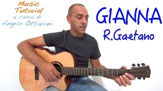 Gianna  Rino Gaetano  Chitarra [upl. by Bornstein594]