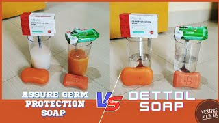 VESTIGE  ASSURE Germ Protection Soap And Market Brand Dettol Soap Demo  Vestige Tamil [upl. by Apfelstadt24]