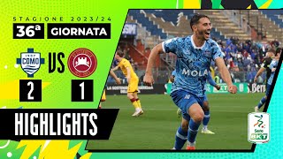 Como vs Cittadella 21  Il Como ottiene il match point promozione  HIGHLIGHTS SERIE BKT 20232024 [upl. by Enobe237]