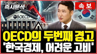 속보 OECD의 경제전망 보고서 즉시분석  세계경제가 어려운 고비를 지나고 있다” 즉시분석 [upl. by Lerrud388]