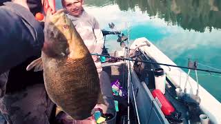 Check out Dworshak fishing with wwwreeltimefishingcom catching Giants 2 at a time [upl. by Yssirk]