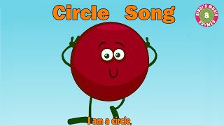 Circle Song  Learn Shapes  Circle Nursery Rhyme for kids  Bindis Music amp Rhymes [upl. by Sakiv]