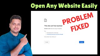 this site cant be reached problem 2024  chrome website not opening problem solved [upl. by Church826]