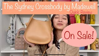 Bag Review  The Sydney Crossbody by Madewell leatherbags handbags [upl. by Nemlaz]