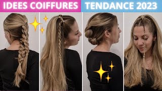 💗 COIFFURE TENDANCE 2023 💙 coiffures tendances cheveux longs 🌟 tuto coiffure simple et tendance 🌟 [upl. by Tirrell997]