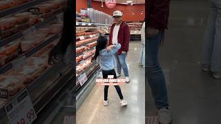 Last Christmas dance battle at Hmartofficial 🤣 hmart dancebattle daddydaughterlastchristmas [upl. by Aisak]