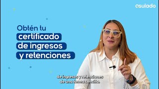 ¡Obtén tu certificado de Ingresos y Retenciones🩵 [upl. by Aiuqal]