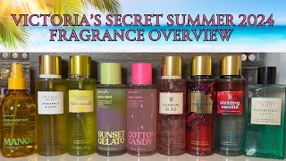 Victoria’s Secret amp PINK Summer 2024 Fragrance Overview  all collections body mists amp perfumes [upl. by Lurlene]