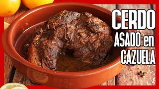 😋 Cómo Hacer CERDO ASADO en CAZUELA ► Receta Fácil en Olla y sin Horno [upl. by Ydroj510]