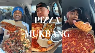 Dominos vs Pizza Hut Mukbang  TikTok compilation [upl. by Crowe]