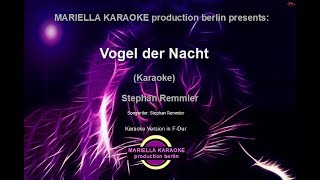 Stefan Remmler Vogel der Nacht Karaoke Version [upl. by Aiseneg]