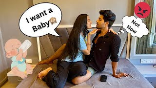 I Want A Baby Now Prank On Husband🤣 Rahul and Bhumi [upl. by Dewayne]