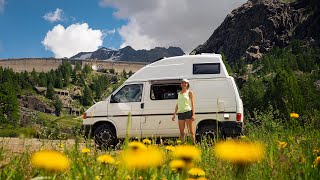 Come si vive in montagna in van  Van life e trekking a 3000 m in Valmalenco [upl. by Ainek]