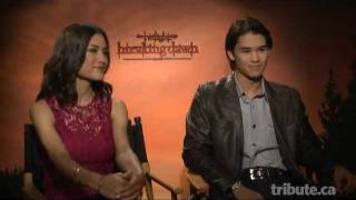 Julia Jones amp BooBoo Stewart  The Twilight Saga Breaking Dawn  Part 1 [upl. by Ahpla]