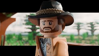 Arthur Morgan and Sister Calderón Scene but in LEGO  Blender 3D Animation  4K [upl. by Anairotciv]