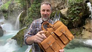 Barristers Leather Briefcase Review at Las Grutas de Tolantongo [upl. by Aitercul]