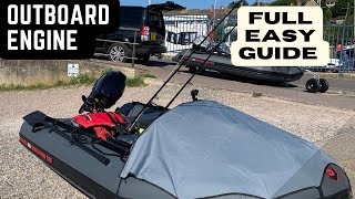 Outboard Engines For Beginners  Small Inflatable Boat  Complete Guide  Tohatsu 98HP [upl. by Leira]