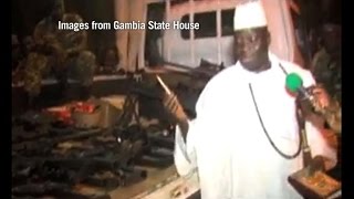 Gambia president blames foreign dissidents for attack [upl. by Elohc]