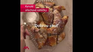 Videorecept kynuté ořechové rohlíčky [upl. by Geof]