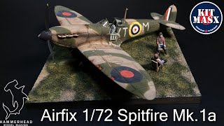 Airfix 172 Spitfire Mk 1a  Full Build Video [upl. by Aninad]