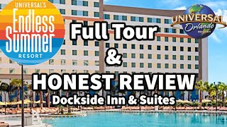 Universals Endless Summer Dockside Inn amp Suites Full Resort Tour and Honest Room Review [upl. by Ethbun527]