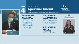 Plan Paso a Paso Las comunas que avanzarán o retrocederán desde el sábado 18 de diciembre [upl. by Anma]