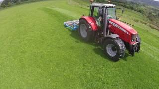 James Burrs Erth Panbuster amp Massey Ferguson 6480 [upl. by Nylave]