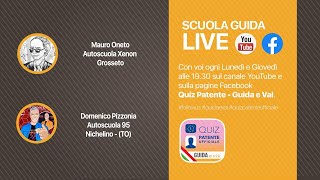 🔴 Scuola Guida Live  Pannelli integrativi [upl. by Natek]