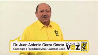 spot Juan Antonio Garza García Candidato a presidencia municipal en Castaños Coahuila [upl. by Eisenberg]