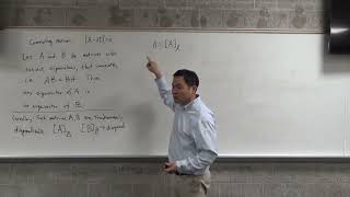 Commuting diagonalizable matrices are simultaneously diagonalizable [upl. by Annasiul342]