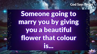 💌 Someone going to marry you by giving you a beautiful flower that colour is [upl. by Rebmik]