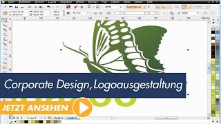 CorelDRAW X6 Tutorial Corporate Design mit Logoausgestaltung [upl. by Thorrlow652]