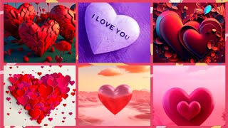 Love Red Pink Hearts Nature Stunning Wallpaper Nature Beautiful Wallpapers [upl. by Togram]